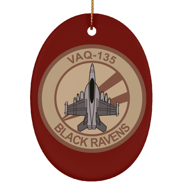 VAQ 135 6 Ornament - Oval