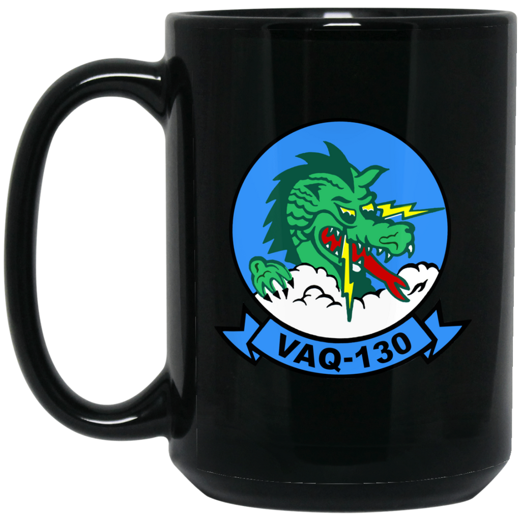 VAQ 130 2 Black Mug - 15oz