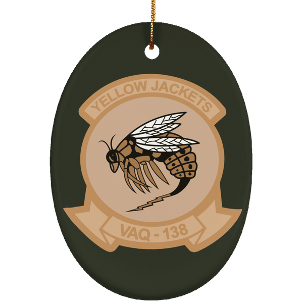 VAQ 138 2 Ornament - Oval