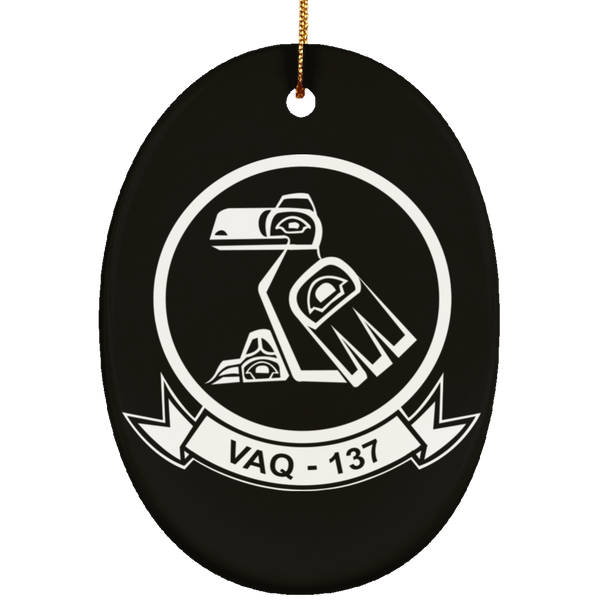VAQ 137 3 Ornament - Oval