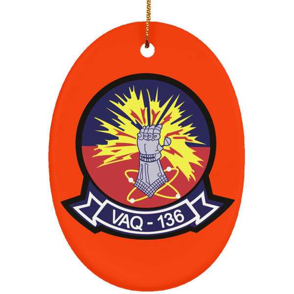 VAQ 136 4 Ornament - Oval
