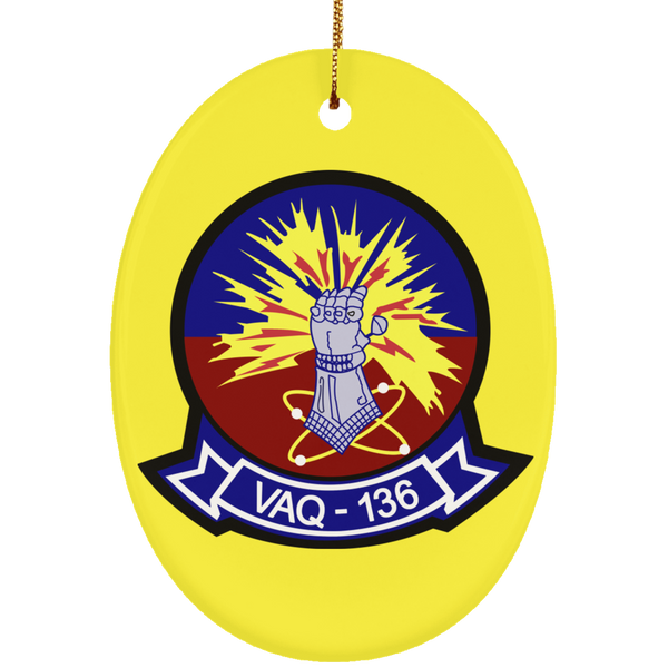 VAQ 136 3 Ornament - Oval