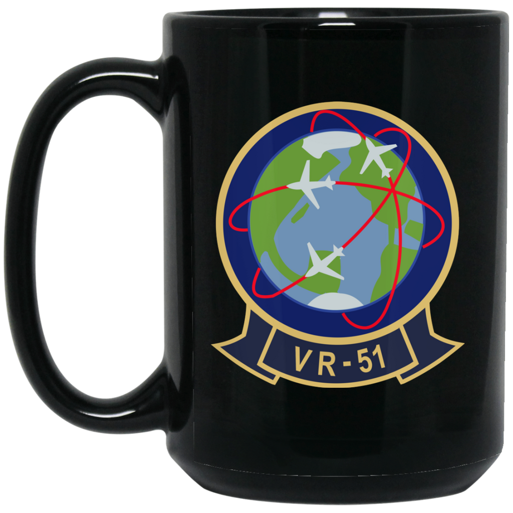 VR 51 1 Black Mug - 15oz
