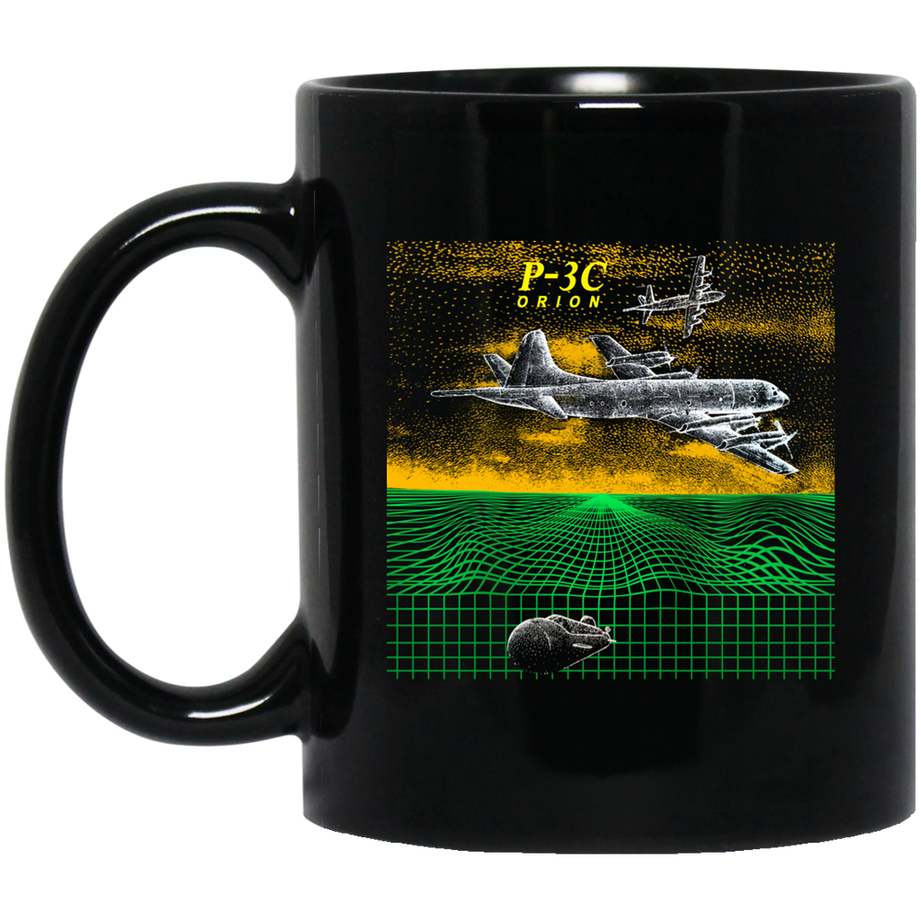 P-3C 2 Black Mug - 11oz