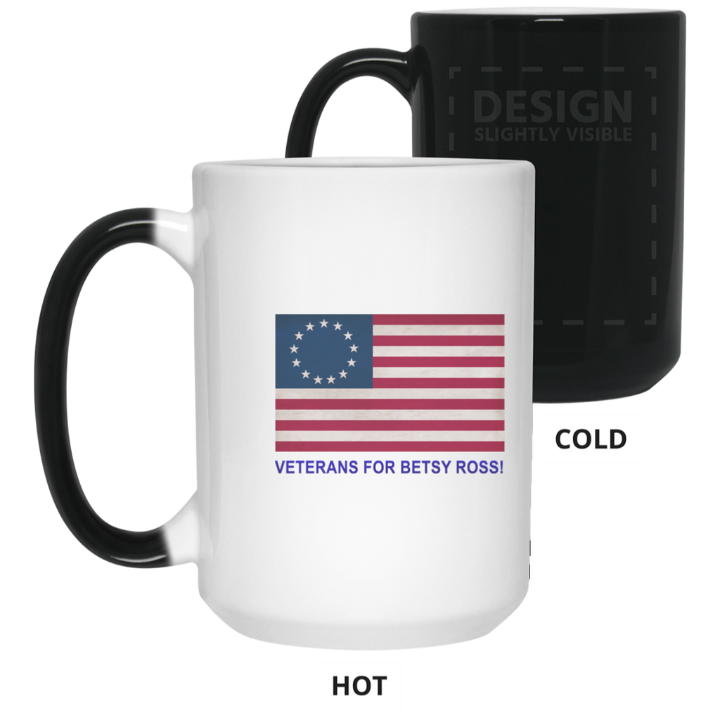 Betsy Ross Vets Color Changing Mug - 15oz