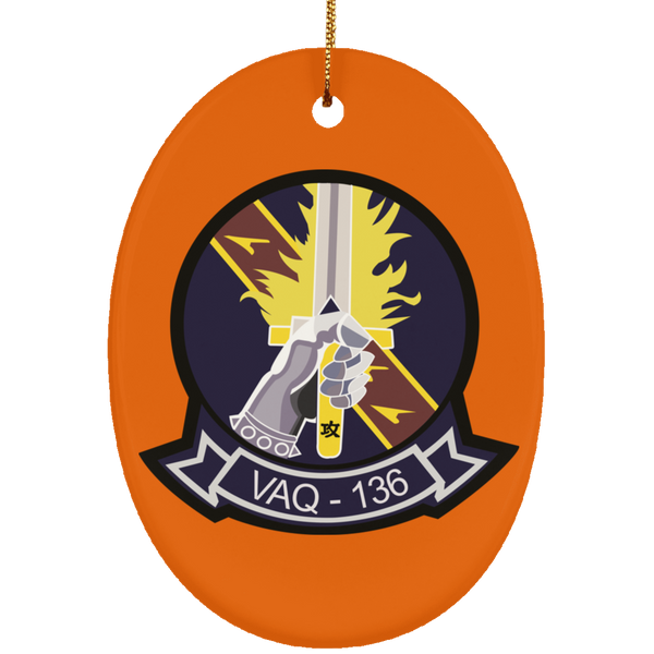 VAQ 136 1 Ornament - Oval