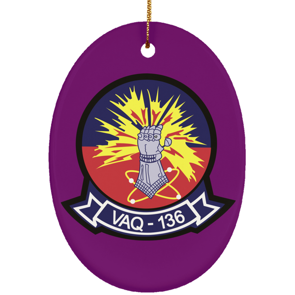 VAQ 136 4 Ornament - Oval