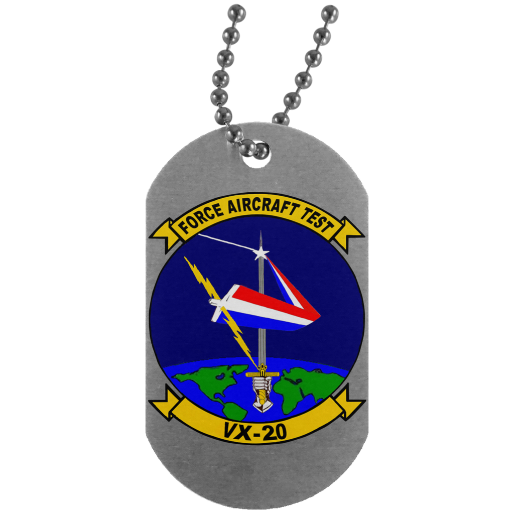 VX 20 Dog Tag - Silver