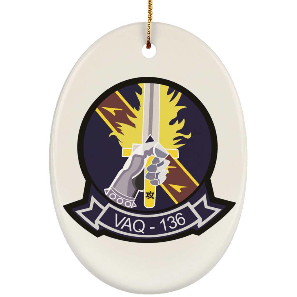 VAQ 136 1 Ornament - Oval