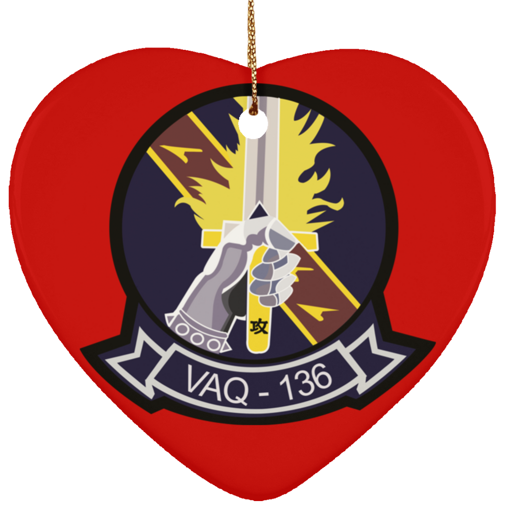 VAQ 136 1 Ornament - Heart