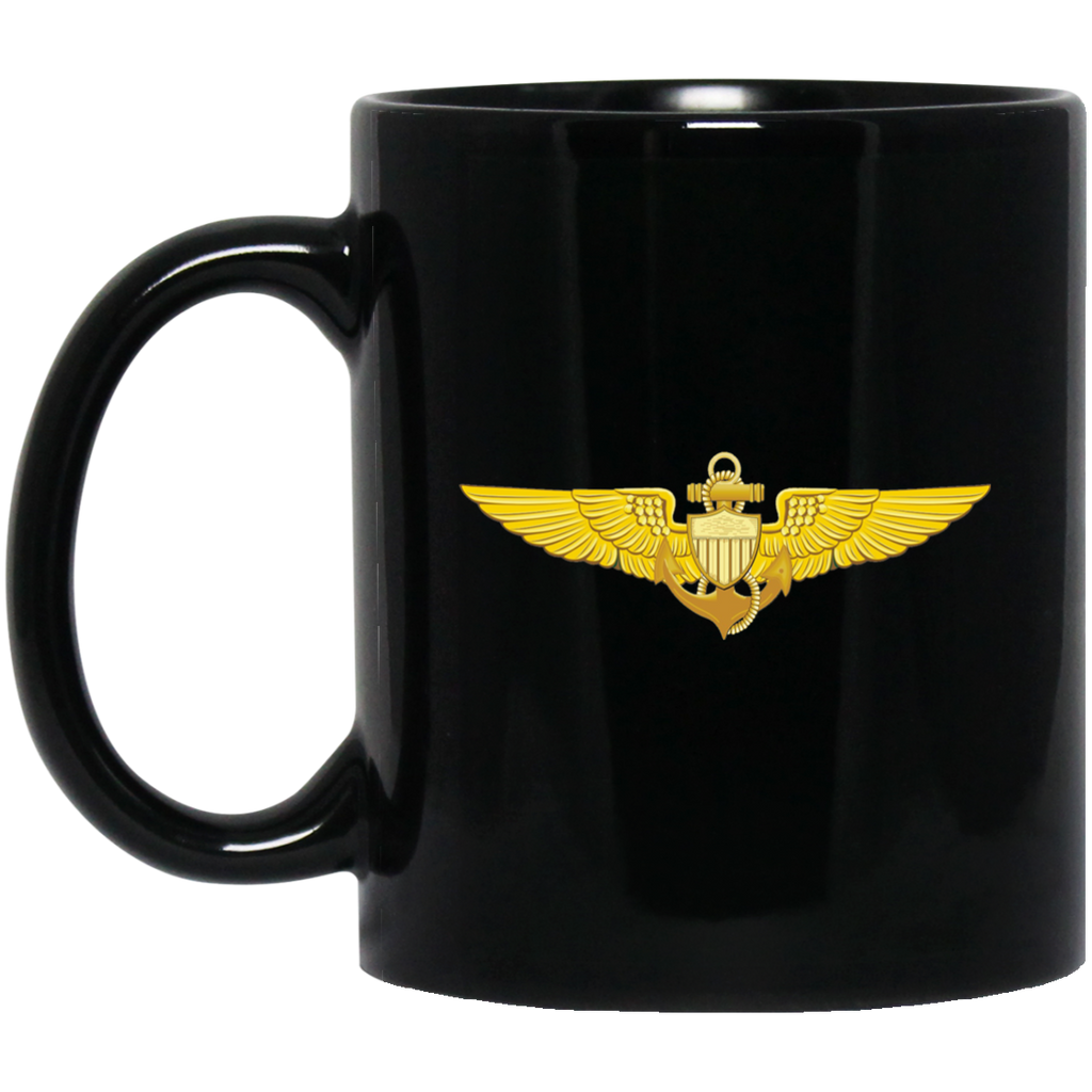 Aviator 1 Black Mug - 11oz