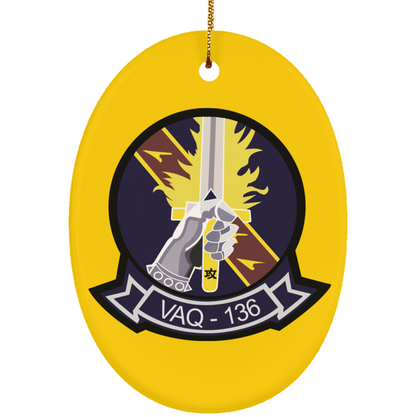 VAQ 136 1 Ornament - Oval