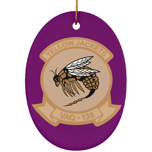 VAQ 138 2 Ornament - Oval