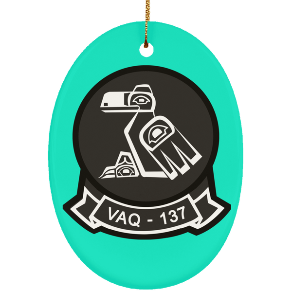 VAQ 137 4 Ornament - Oval