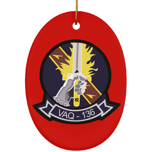 VAQ 136 1 Ornament - Oval