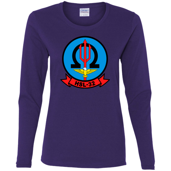 HSL 32 1 Ladies' Cotton LS T-Shirt