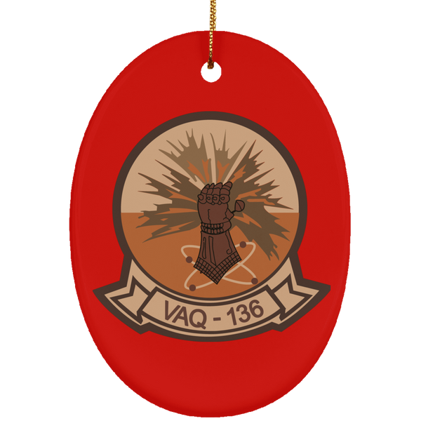 VAQ 136 2 Ornament - Oval