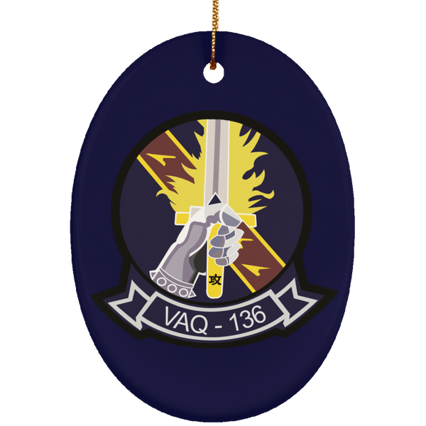 VAQ 136 1 Ornament - Oval