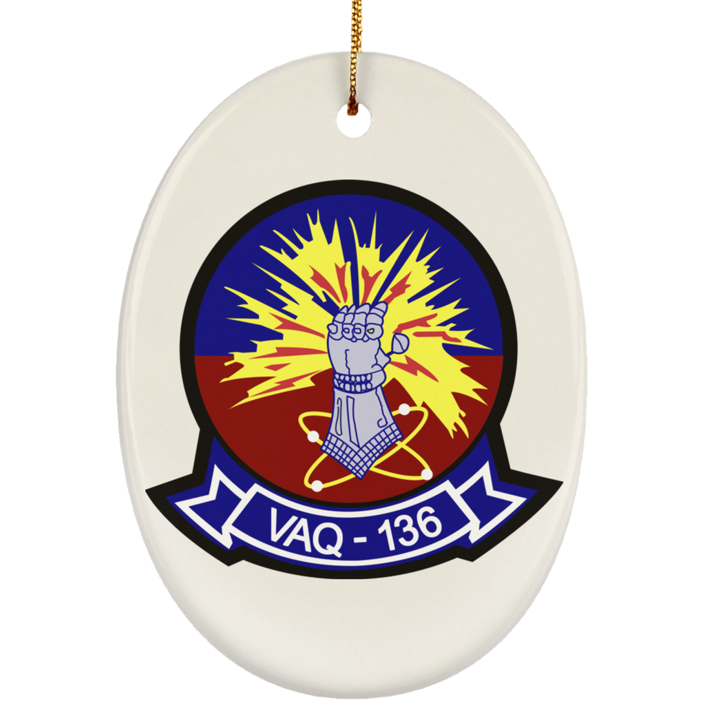 VAQ 136 3 Ornament - Oval