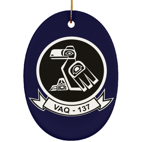 VAQ 137 3 Ornament - Oval
