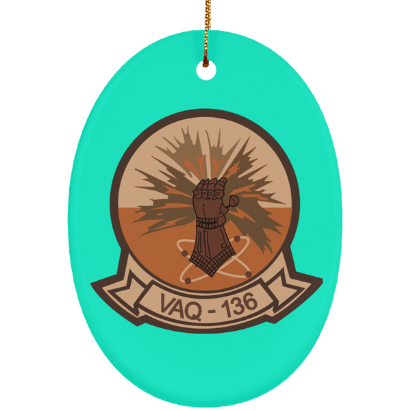 VAQ 136 2 Ornament - Oval