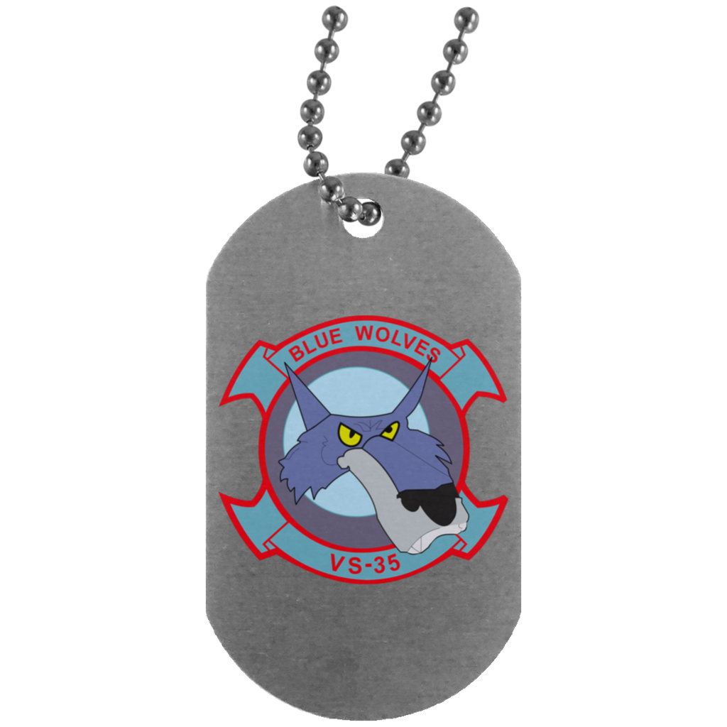 VS 35 1 Dog Tag - Silver