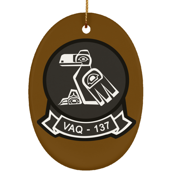 VAQ 137 4 Ornament - Oval