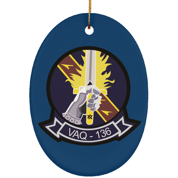 VAQ 136 1 Ornament - Oval