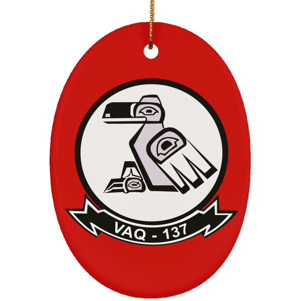 VAQ 137 1 Ornament - Oval