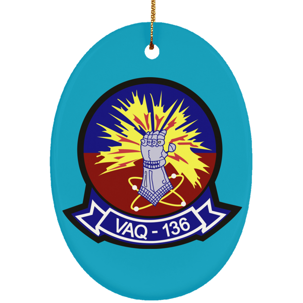 VAQ 136 3 Ornament - Oval