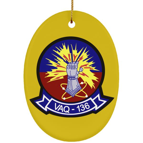 VAQ 136 3 Ornament - Oval