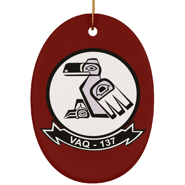 VAQ 137 1 Ornament - Oval