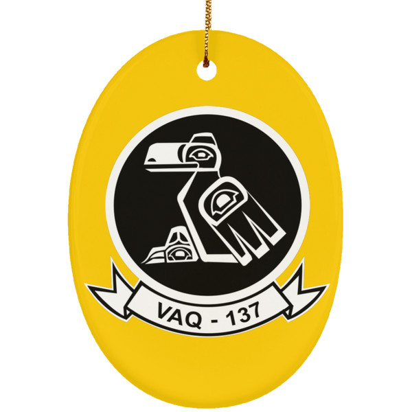 VAQ 137 3 Ornament - Oval