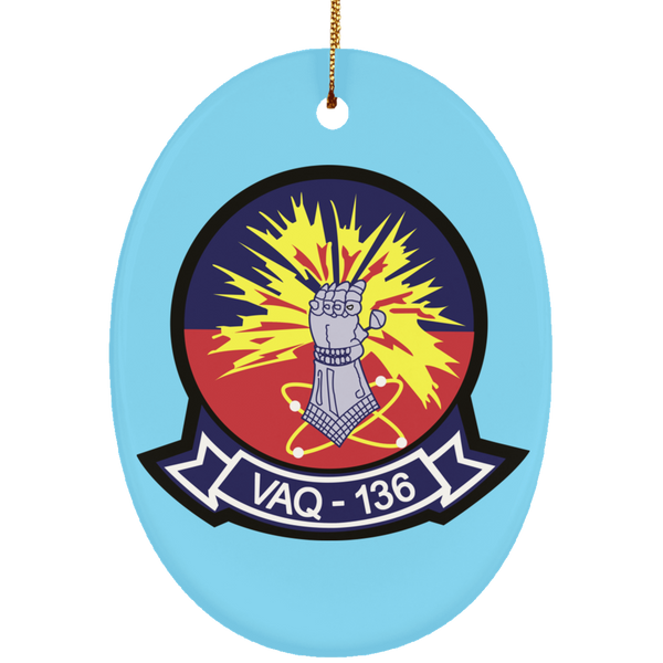 VAQ 136 4 Ornament - Oval