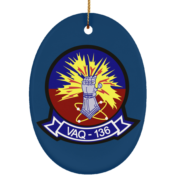 VAQ 136 3 Ornament - Oval