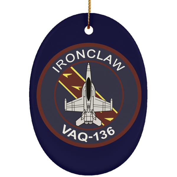 VAQ 136 5 Ornament - Oval