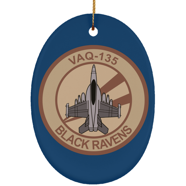 VAQ 135 6 Ornament - Oval