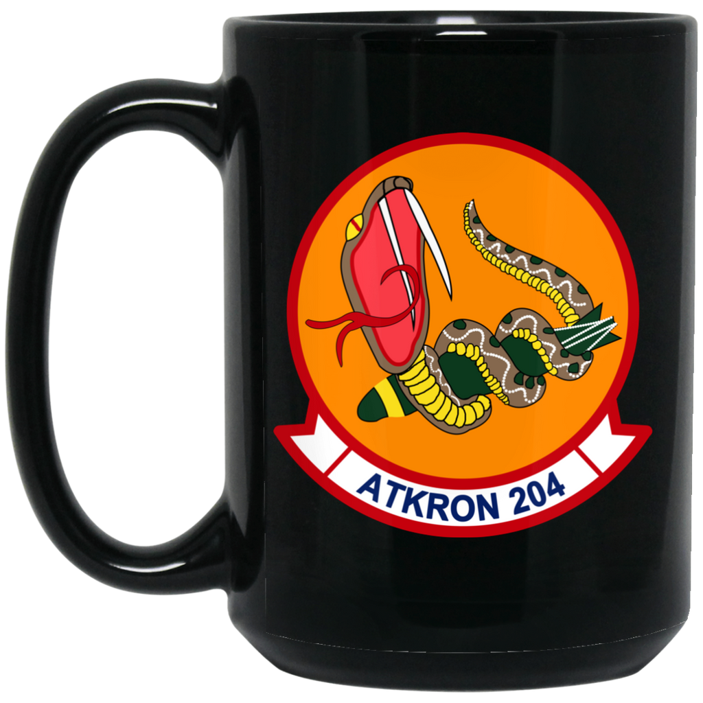 VA 204 2 Black Mug - 15oz