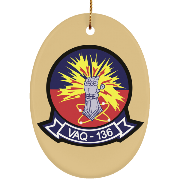 VAQ 136 4 Ornament - Oval