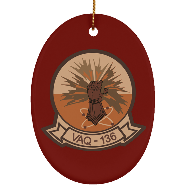 VAQ 136 2 Ornament - Oval