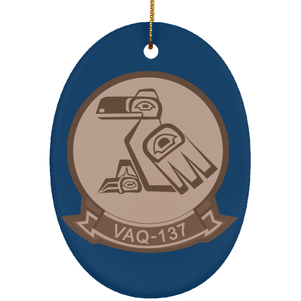 VAQ 137 2 Ornament - Oval