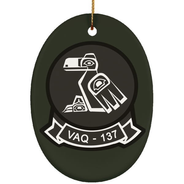 VAQ 137 4 Ornament - Oval