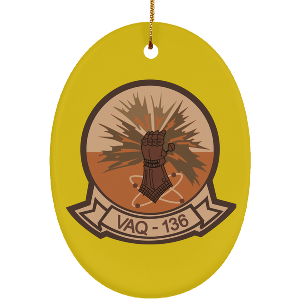 VAQ 136 2 Ornament - Oval