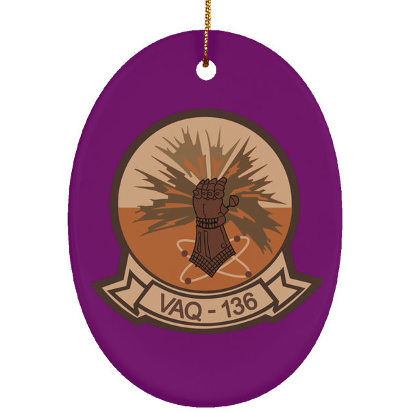 VAQ 136 2 Ornament - Oval