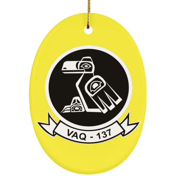 VAQ 137 3 Ornament - Oval