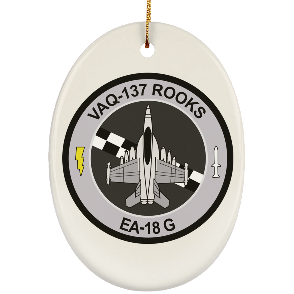 VAQ 137 5 Ornament - Oval