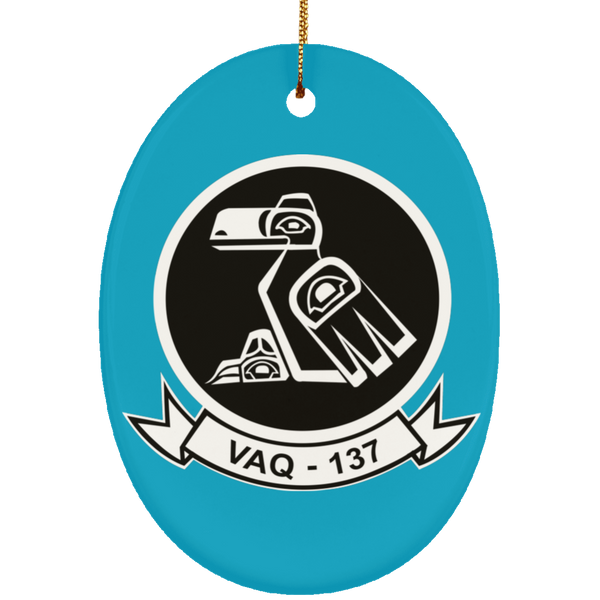 VAQ 137 3 Ornament - Oval