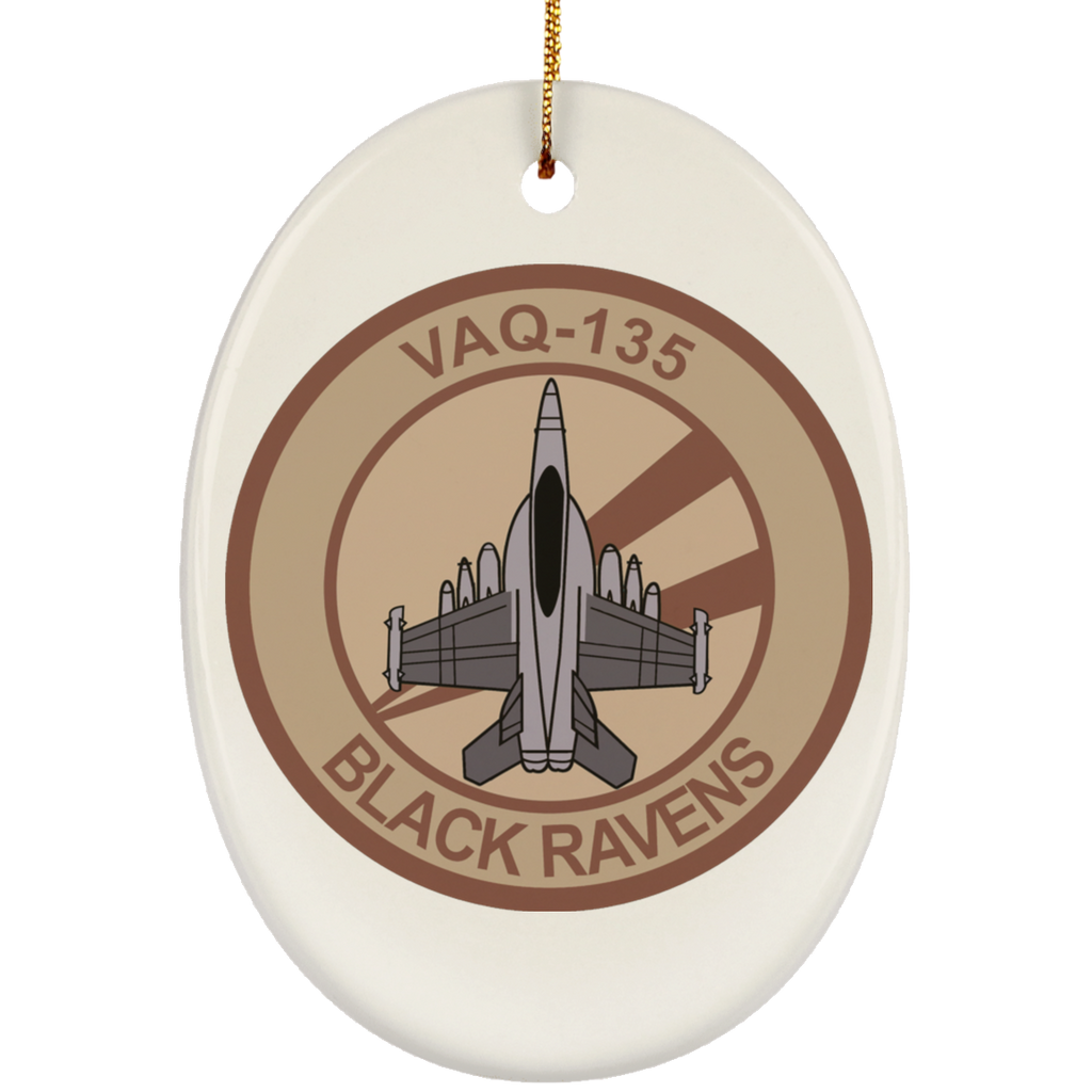 VAQ 135 6 Ornament - Oval