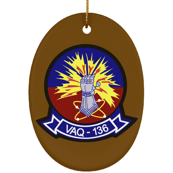 VAQ 136 3 Ornament - Oval