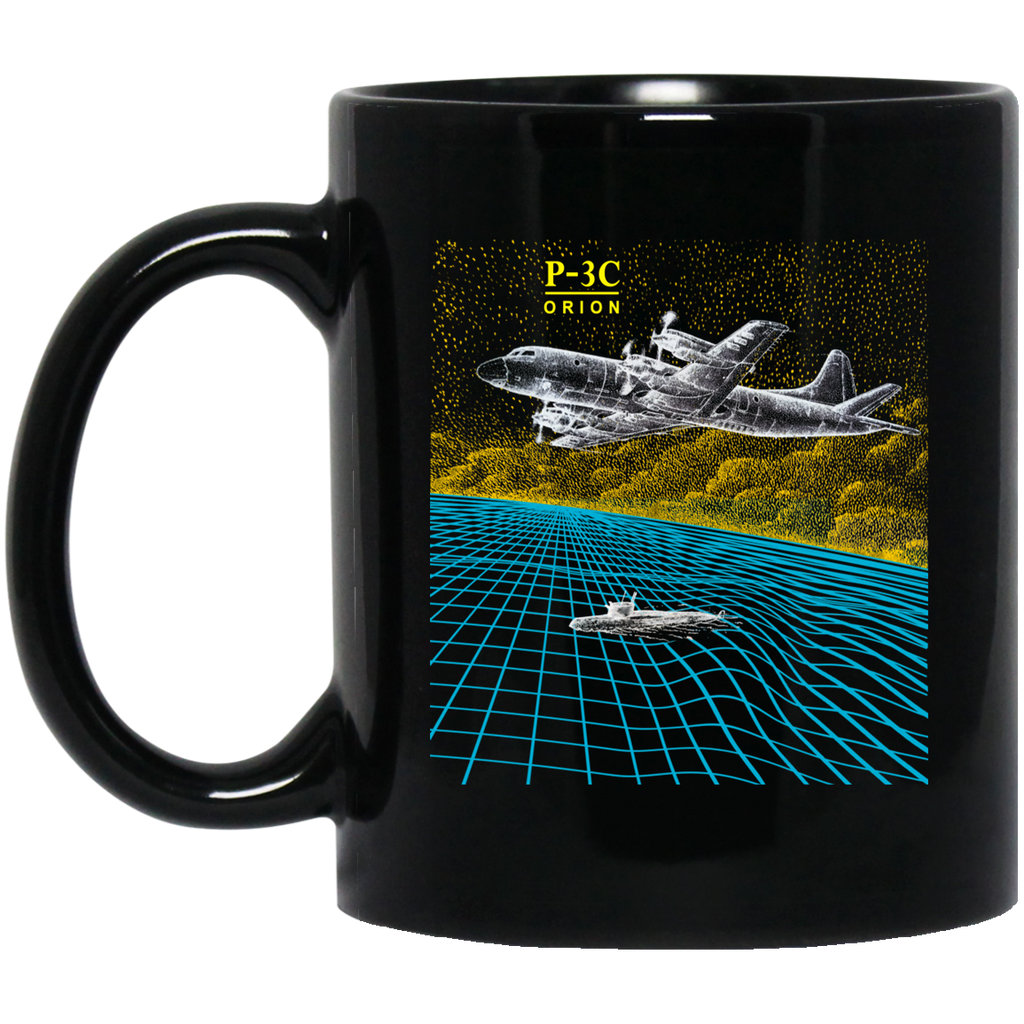 P-3C 1 Black Mug - 11oz